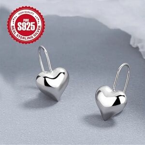 Sterling Silver Heart Earrings